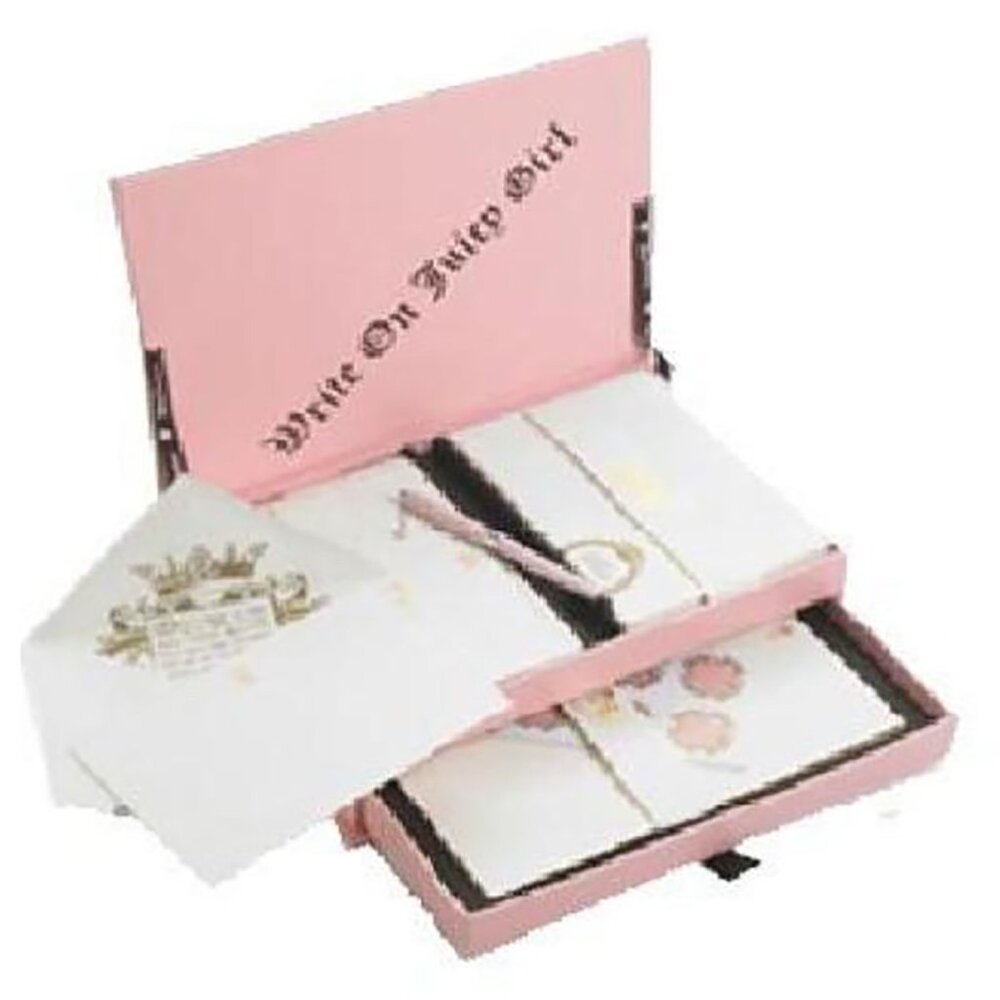 🩷 NEW IN ORIGINAL BOX 🩷 RARE JUICY COUTURE STATIONERY GIFT SET